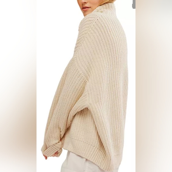 Free People Swim Too Deep Turtleneck Sweater - Picture 3 of 13